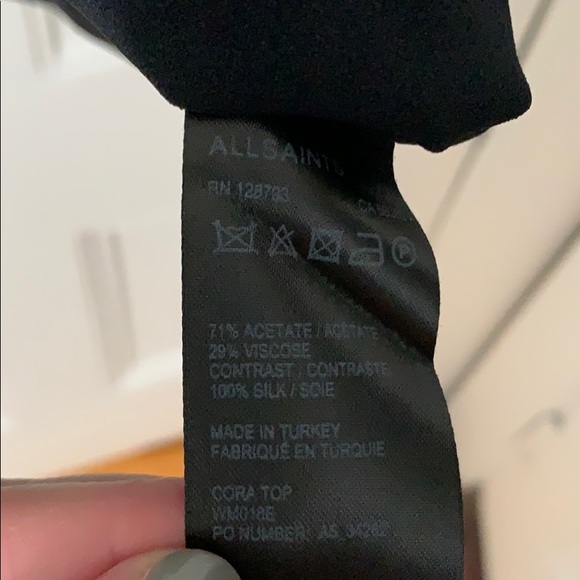 AllSaints Cora top sleeveless black - Picture 4 of 7